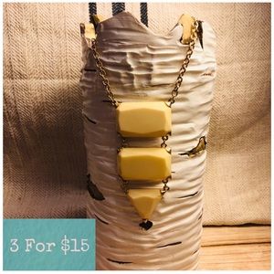 IVORY LONG TRIBAL NECKLACE